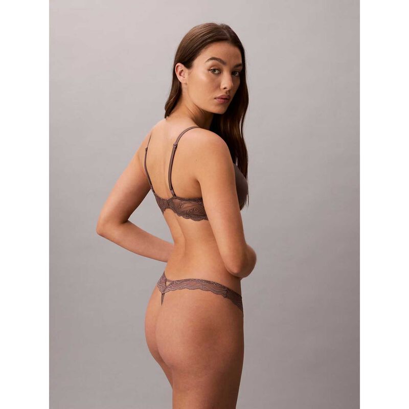 Calvin Klein Sensual Stretch Lace Thong image number 1